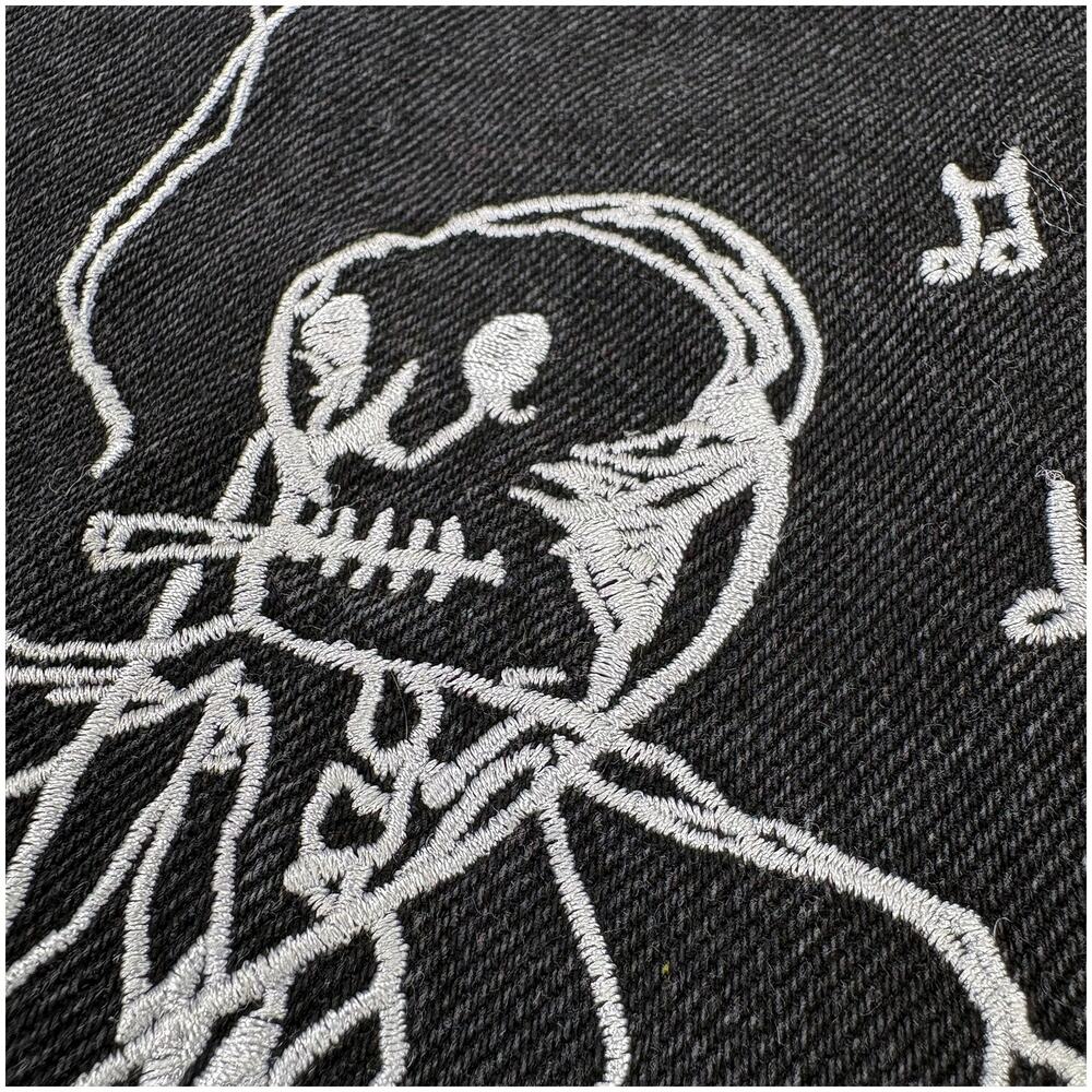 Hozier Lost in a Haze Black Denim Jacket Unisex Size S Unreal Unearth Tour EUC - Picture 9 of 9